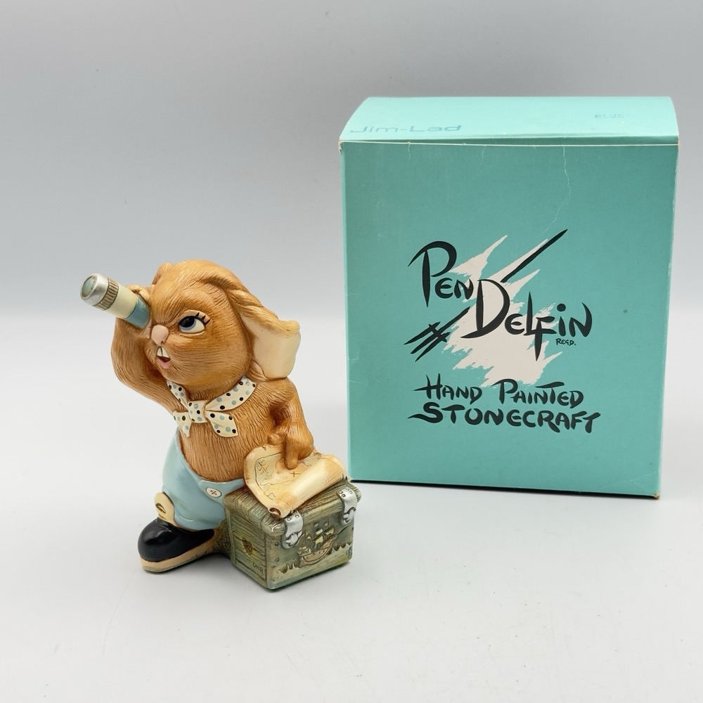 Vintage‎ Pendelfin Jim-Lad Bunny Rabbit Figurine Made in England